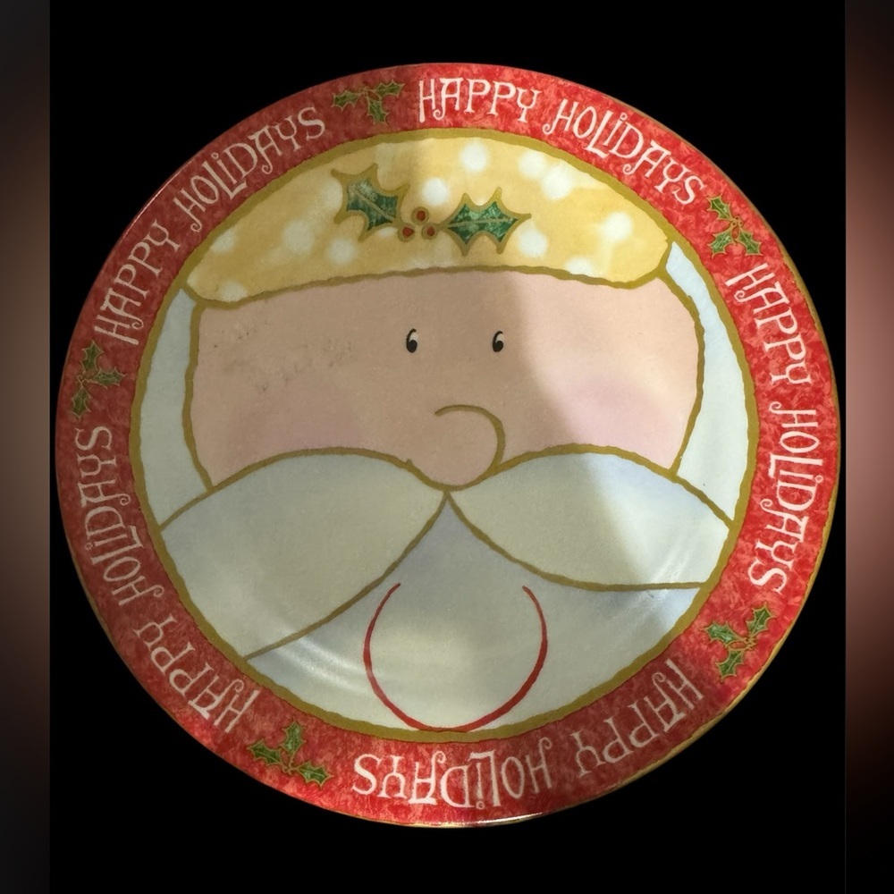 Hobby Lobby stonewear serving dish Santa